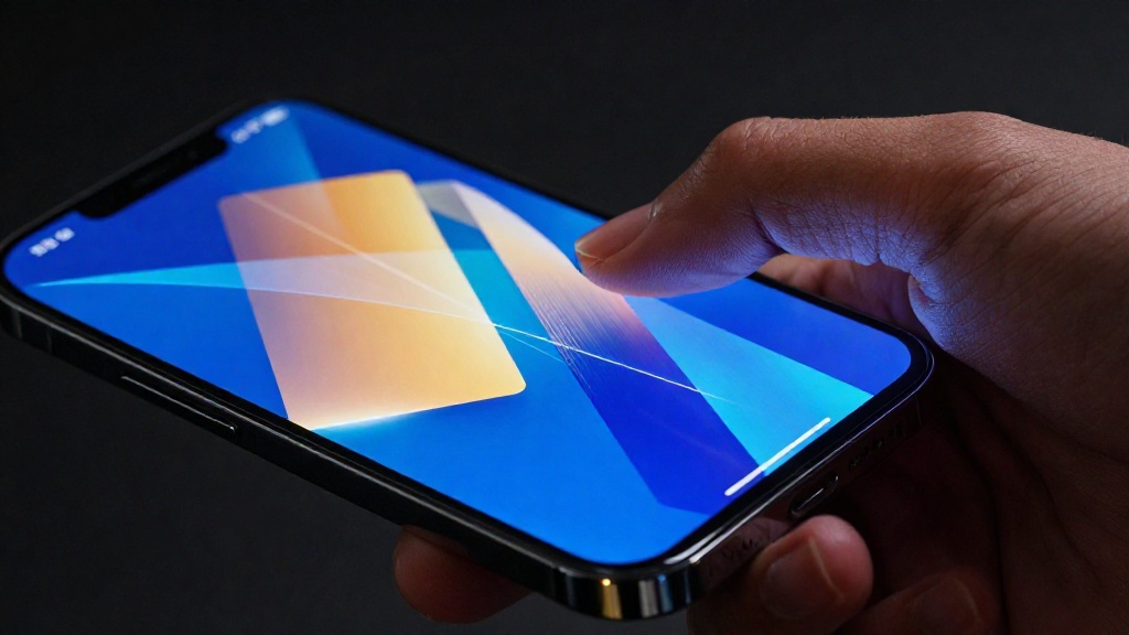 Макросъемка смартфона с ярким интерфейсом для мобильного доступа к сайту Fonbet