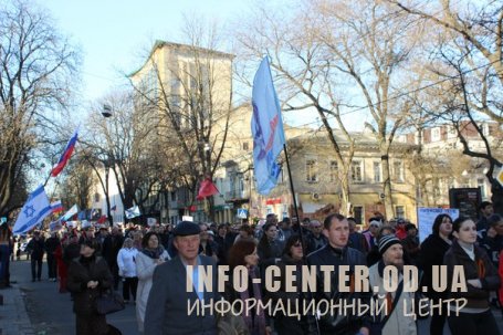 Одесситы прошли грандиозным маршем по улицам города (фото) (видео)