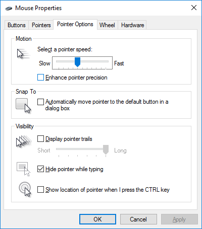 Відкрити панель керування   миша   параметри покажчика   Untick Enhance Pointer Precision (це прискорення миші)   Також спробуйте налаштувати слайдер швидкості покажчика тут, поки ви не будете щасливі   Від перекладача - я б ще порекомендував відключити - підвищену точність установки покажчика